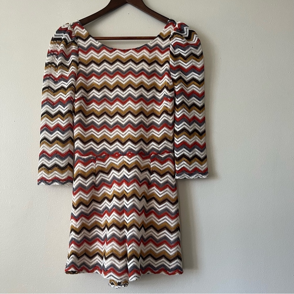 Ark & Co Crochet Romper Size M